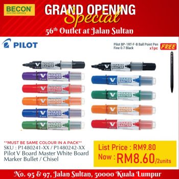 Becon-Stationery-Grand-Opening-Special-at-Jalan-Sultan-6-350x350 - Books & Magazines Kuala Lumpur Promotions & Freebies Selangor Stationery 