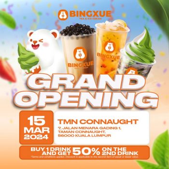 Bingxue-Grand-Opening-at-Taman-Connaught-350x350 - Beverages Food , Restaurant & Pub Kuala Lumpur Promotions & Freebies Selangor 