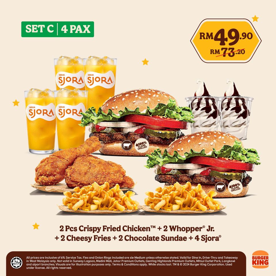 18 Mar 2024 Onward Burger King Family Bundle Deal