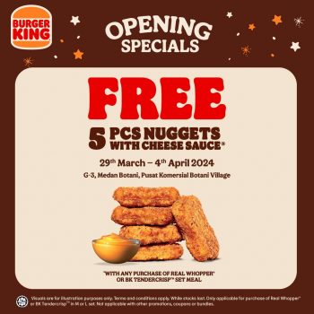 Burger-King-Opening-Special-at-Botani-Village-2-350x350 - Burger Food , Restaurant & Pub Perak Promotions & Freebies 