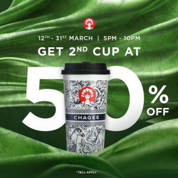 CHAGEE-50-off-Special-350x350 - Beverages Food , Restaurant & Pub Johor Kedah Kelantan Kuala Lumpur Melaka Negeri Sembilan Pahang Penang Perak Perlis Promotions & Freebies Putrajaya Sabah Sarawak Selangor Terengganu 