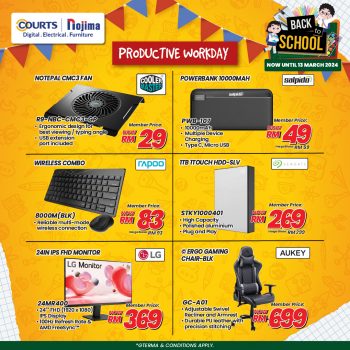 COURTS-Back-to-School-Sale-6-350x350 - Computer Accessories Electronics & Computers IT Gadgets Accessories Johor Kedah Kelantan Kuala Lumpur Laptop Malaysia Sales Melaka Negeri Sembilan Online Store Pahang Penang Perak Perlis Putrajaya Sabah Sarawak Selangor Terengganu 