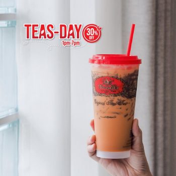 Chatramue-Teas-Day-Promo-350x350 - Beverages Food , Restaurant & Pub Johor Kedah Kelantan Kuala Lumpur Melaka Negeri Sembilan Pahang Penang Perak Perlis Promotions & Freebies Putrajaya Sabah Sales Happening Now In Malaysia Sarawak Selangor Terengganu 