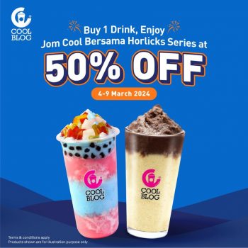 Coolblog-50-off-Promo-350x350 - Beverages Food , Restaurant & Pub Johor Kedah Kelantan Kuala Lumpur Melaka Negeri Sembilan Pahang Penang Perak Perlis Promotions & Freebies Putrajaya Sabah Sarawak Selangor Terengganu 