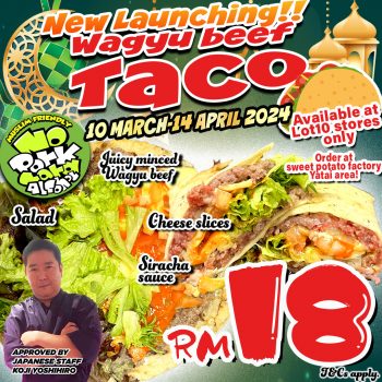 DON-DON-DONKI-A5-Wagyu-Beef-Taco-Promo-350x350 - Food , Restaurant & Pub Promotions & Freebies Selangor 