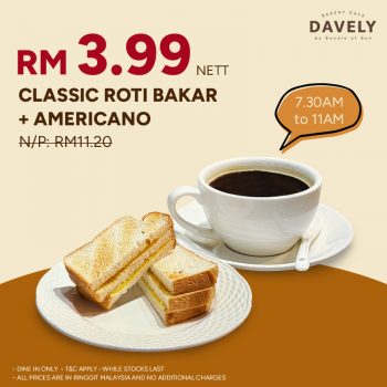 Davely-Bakery-Cafe-Breakfast-Promo-350x350 - Food , Restaurant & Pub Johor Kedah Kelantan Kuala Lumpur Melaka Negeri Sembilan Pahang Penang Perak Perlis Promotions & Freebies Putrajaya Sabah Sales Happening Now In Malaysia Sarawak Selangor Terengganu 