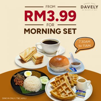 Davely-Bakery-Cafe-Rebranding-Breakfast-Promotion-350x350 - Food , Restaurant & Pub Promotions & Freebies Selangor 