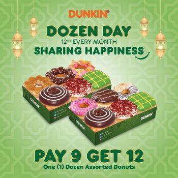 Dunkin-Dozen-Day-Promo-350x350 - Food , Restaurant & Pub Johor Kedah Kelantan Kuala Lumpur Melaka Negeri Sembilan Pahang Penang Perak Perlis Promotions & Freebies Putrajaya Sabah Sarawak Selangor Terengganu 