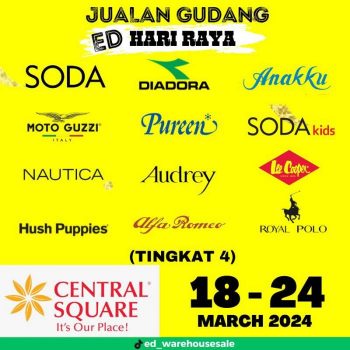 ED-Hari-Raya-Warehouse-Sale-at-Central-Square-Sungai-Petani-350x350 - Baby & Kids & Toys Babycare Children Fashion Kedah Warehouse Sale & Clearance in Malaysia 