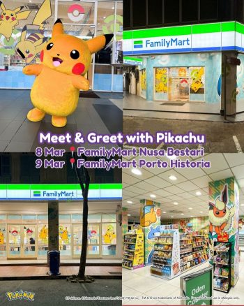 FamilyMart-Meet-Greet-with-Pikachu-350x438 - Events & Fairs Johor Melaka Supermarket & Hypermarket 