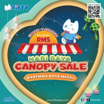 Fiffy-Hari-Raya-Canopy-Sale-at-Babymall-Kota-Masai-350x350 - Baby & Kids & Parenting Babycare Johor Warehouse Sale & Clearance in Malaysia 