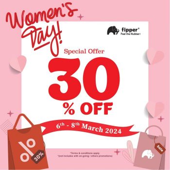 Fipper-Womens-Day-30-OFF-Promotion-350x350 - Fashion Accessories Fashion Lifestyle & Department Store Footwear Johor Kedah Kelantan Kuala Lumpur Melaka Negeri Sembilan Pahang Penang Perak Perlis Promotions & Freebies Putrajaya Sabah Sarawak Selangor Terengganu 