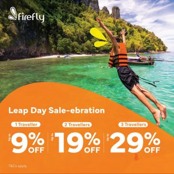 Firefly-Airlines-Leap-Day-Sale-ebration-350x350 - Air Fare Johor Kedah Kelantan Kuala Lumpur Malaysia Sales Melaka Negeri Sembilan Online Store Pahang Penang Perak Perlis Putrajaya Sabah Sarawak Selangor Sports,Leisure & Travel Terengganu 