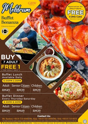 GBW-Hotel-Meldrum-Buffet-Bonanza-350x495 - Buffet Food , Restaurant & Pub Hotels Johor Promotions & Freebies Sports,Leisure & Travel 