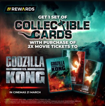 GSC-Godzilla-vs-Kong-Collectible-Cards-Redemption-Promo-350x353 - Cinemas Johor Kedah Kelantan Kuala Lumpur Melaka Movie & Music & Games Negeri Sembilan Pahang Penang Perak Perlis Promotions & Freebies Putrajaya Sabah Sarawak Selangor Terengganu 