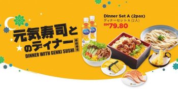 Genki-Sushi-Dinner-Sets-Promo-350x175 - Food , Restaurant & Pub Kuala Lumpur Promotions & Freebies Selangor Sushi 