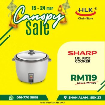 HLK-Sharp-Midea-Canopy-Sale-at-HLK-Shah-Alam-Sek-23-14-350x350 - Electronics & Computers Home Appliances IT Gadgets Accessories Kitchen Appliances Selangor Warehouse Sale & Clearance in Malaysia