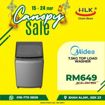 HLK-Sharp-Midea-Canopy-Sale-at-HLK-Shah-Alam-Sek-23-8-350x350 - Electronics & Computers Home Appliances IT Gadgets Accessories Kitchen Appliances Selangor Warehouse Sale & Clearance in Malaysia 