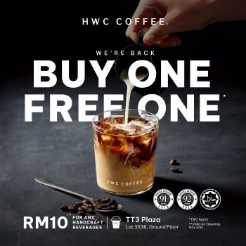 HWC-Coffee-Grand-Opening-Promotion-at-TT3-Plaza-Kuching-350x350 - Beverages Food , Restaurant & Pub Promotions & Freebies Sarawak 