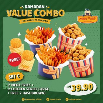 Happy-Potato-Ramadan-Value-Combo-3-350x350 - Food , Restaurant & Pub Johor Kedah Kelantan Kuala Lumpur Melaka Negeri Sembilan Pahang Penang Perak Perlis Promotions & Freebies Putrajaya Sabah Sarawak Selangor Terengganu 