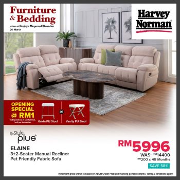 Harvey-Norman-Furniture-Bedding-Deals-at-Berjaya-Megamall-Kuantan-2-350x350 - Beddings Furniture Home & Garden & Tools Home Decor Pahang Promotions & Freebies 