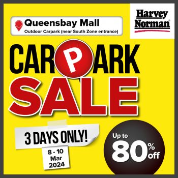 Harvey-Normans-Carpark-Sale-at-Queensbay-Mall-350x350 - Electronics & Computers Furniture Home & Garden & Tools Home Appliances Home Decor IT Gadgets Accessories Kitchen Appliances Penang Warehouse Sale & Clearance in Malaysia 