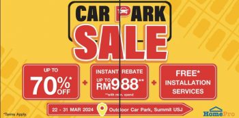 HomePro-Car-Park-Sale-350x173 - Electronics & Computers Furniture Home & Garden & Tools Home Appliances Home Decor Kitchen Appliances Malaysia Sales Selangor 