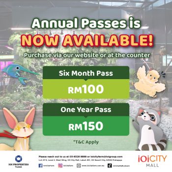 IOI-City-Farm-Unlimited-Entry-Promo-1-350x350 - Promotions & Freebies Putrajaya Sales Happening Now In Malaysia Sports,Leisure & Travel Theme Parks 
