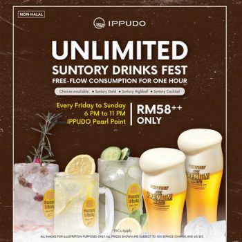 IPPUDO-Suntory-Free-Flow-Special-350x350 - Beverages Food , Restaurant & Pub Kuala Lumpur Promotions & Freebies Selangor 
