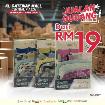 Jean-Perry-Warehouse-Sale-at-KL-Gateway-Mall-10-350x350 - Beddings Home & Garden & Tools Kuala Lumpur Mattress Selangor Warehouse Sale & Clearance in Malaysia 