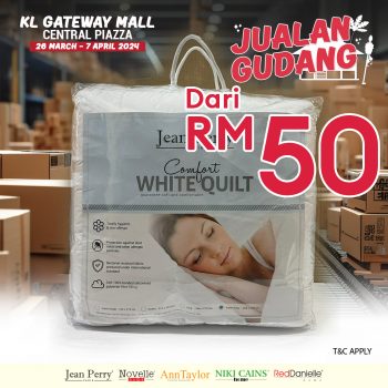 Jean-Perry-Warehouse-Sale-at-KL-Gateway-Mall-12-350x350 - Beddings Home & Garden & Tools Kuala Lumpur Mattress Selangor Warehouse Sale & Clearance in Malaysia 
