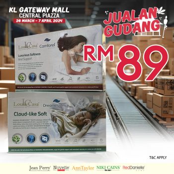 Jean-Perry-Warehouse-Sale-at-KL-Gateway-Mall-20-350x350 - Beddings Home & Garden & Tools Kuala Lumpur Mattress Selangor Warehouse Sale & Clearance in Malaysia 