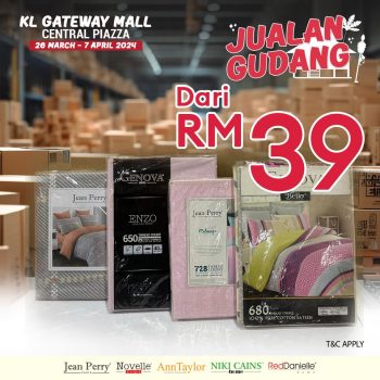 Jean-Perry-Warehouse-Sale-at-KL-Gateway-Mall-4-350x350 - Beddings Home & Garden & Tools Kuala Lumpur Mattress Selangor Warehouse Sale & Clearance in Malaysia 