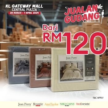Jean-Perry-Warehouse-Sale-at-KL-Gateway-Mall-6-350x350 - Beddings Home & Garden & Tools Kuala Lumpur Mattress Selangor Warehouse Sale & Clearance in Malaysia 