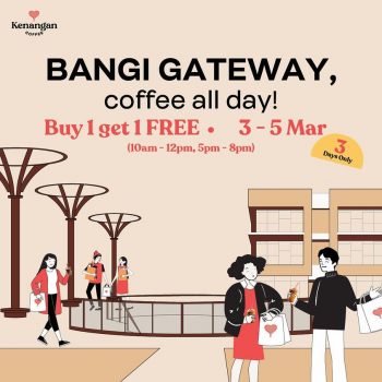 Kenangan-Coffee-1-for-1-Promo-at-Bangi-Gateway-350x350 - Beverages Food , Restaurant & Pub Promotions & Freebies Selangor 