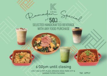 Kosa-Coffee-Ramadan-Special-350x248 - Beverages Food , Restaurant & Pub Kuala Lumpur Promotions & Freebies Selangor 