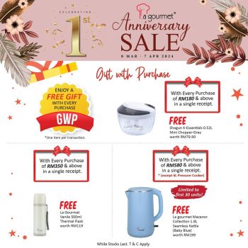 La-gourmet-Anniversary-Sale-at-Peal-Point-2-350x350 - Home & Garden & Tools Kitchenware Kuala Lumpur Malaysia Sales Selangor 