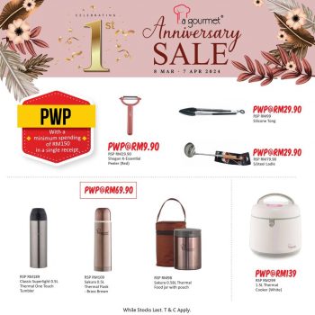 La-gourmet-Anniversary-Sale-at-Peal-Point-3-350x350 - Home & Garden & Tools Kitchenware Kuala Lumpur Malaysia Sales Selangor 