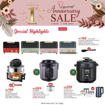 La-gourmet-Anniversary-Sale-at-Peal-Point-4-350x350 - Home & Garden & Tools Kitchenware Kuala Lumpur Malaysia Sales Selangor 