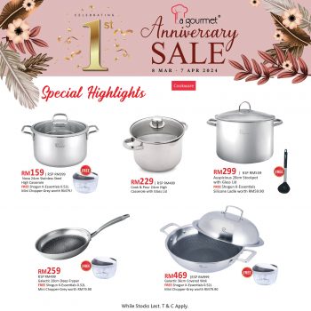 La-gourmet-Anniversary-Sale-at-Peal-Point-5-350x350 - Home & Garden & Tools Kitchenware Kuala Lumpur Malaysia Sales Selangor 