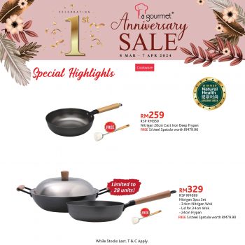 La-gourmet-Anniversary-Sale-at-Peal-Point-6-350x350 - Home & Garden & Tools Kitchenware Kuala Lumpur Malaysia Sales Selangor 