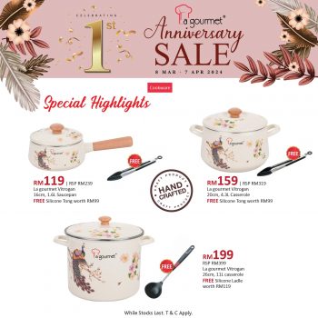 La-gourmet-Anniversary-Sale-at-Peal-Point-8-350x350 - Home & Garden & Tools Kitchenware Kuala Lumpur Malaysia Sales Selangor 