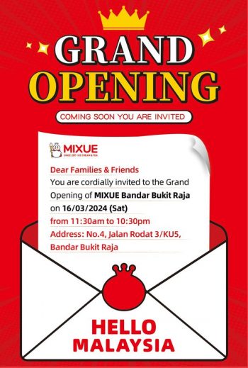 MIXUE-Grand-Opening-at-Bandar-Bukit-Raja-350x519 - Food , Restaurant & Pub Promotions & Freebies Selangor 