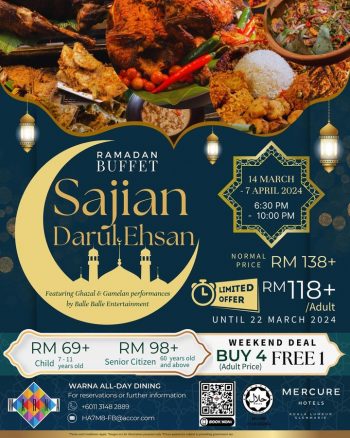 Mercure-Kuala-Lumpur-Glenmarie-Weekend-Deal-2-350x438 - Food , Restaurant & Pub Kuala Lumpur Promotions & Freebies Selangor 