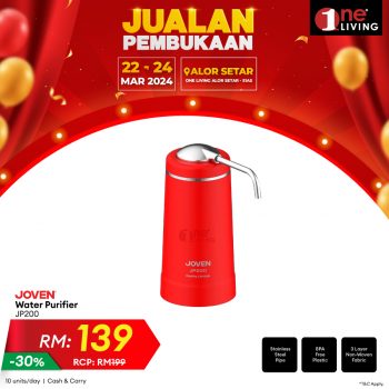 One-Living-Grand-Opening-Sale-at-Alor-Setar-15-350x350 - Electronics & Computers Home Appliances Kedah Kitchen Appliances Malaysia Sales 
