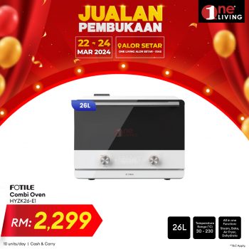 One-Living-Grand-Opening-Sale-at-Alor-Setar-16-350x350 - Electronics & Computers Home Appliances Kedah Kitchen Appliances Malaysia Sales 