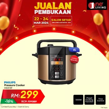 One-Living-Grand-Opening-Sale-at-Alor-Setar-19-350x350 - Electronics & Computers Home Appliances Kedah Kitchen Appliances Malaysia Sales 