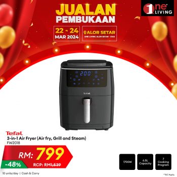 One-Living-Grand-Opening-Sale-at-Alor-Setar-20-350x350 - Electronics & Computers Home Appliances Kedah Kitchen Appliances Malaysia Sales 