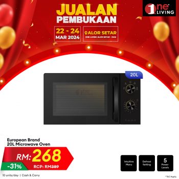 One-Living-Grand-Opening-Sale-at-Alor-Setar-24-350x350 - Electronics & Computers Home Appliances Kedah Kitchen Appliances Malaysia Sales 