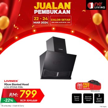 One-Living-Grand-Opening-Sale-at-Alor-Setar-28-350x350 - Electronics & Computers Home Appliances Kedah Kitchen Appliances Malaysia Sales 